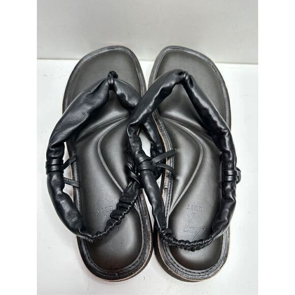 Naturalizer Sandals Womens Size 8 Black Leather Slingback Slip On Shoes - Picture 4 of 7